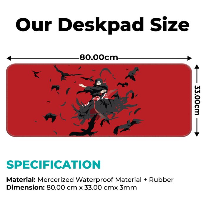 Itachi - Minimal - I - E-XL Mousepad - Image 2
